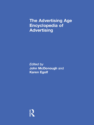 cover image of The Advertising Age Encyclopedia of Advertising